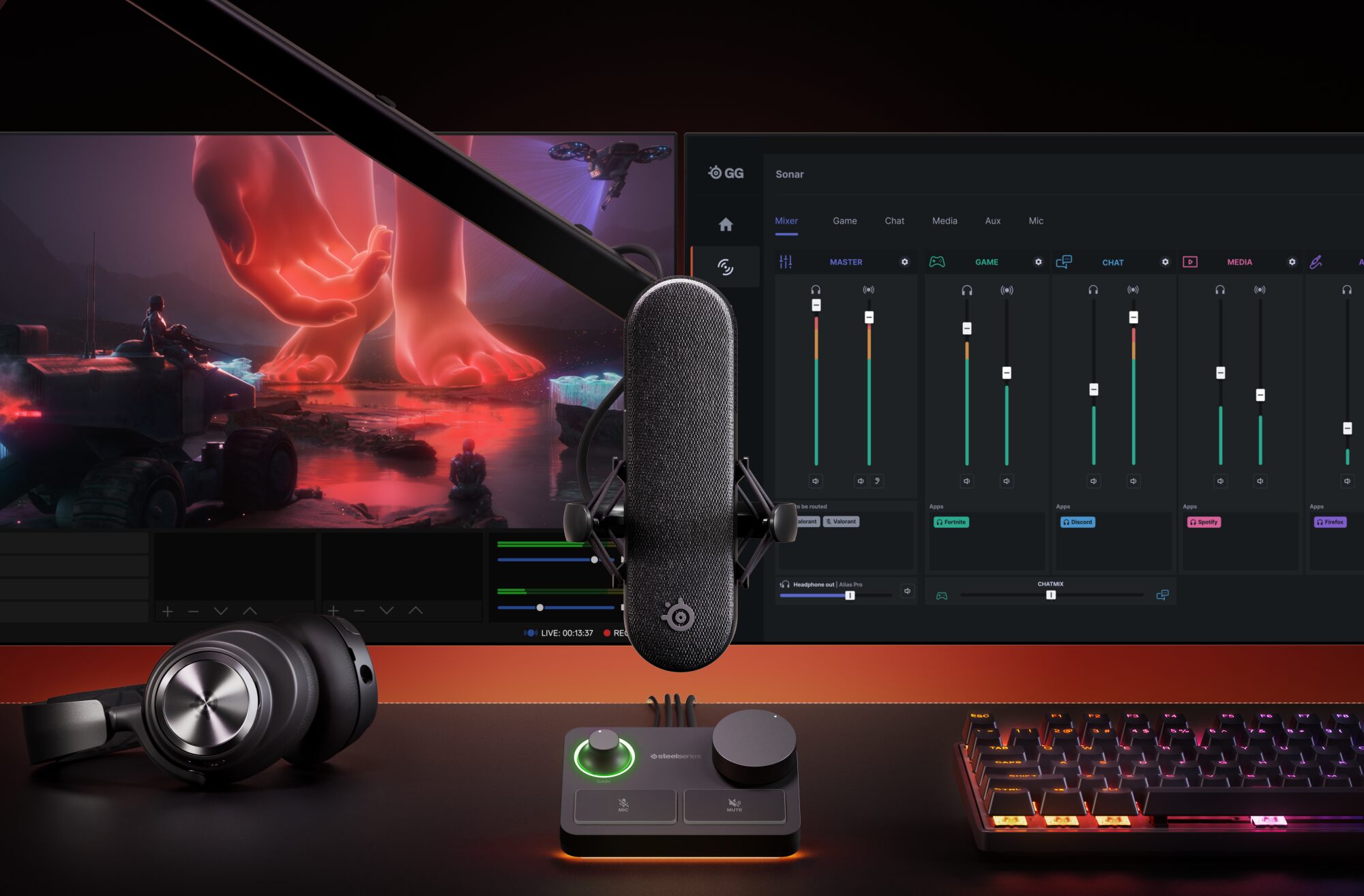 Introducing the Steelseries Alias Pro microphone This is why everyone